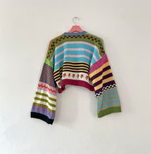 Load image into Gallery viewer, Sample Sale Scrappy Patterns Cardigan ⋮ Crop Size M⌇Ready to Ship
