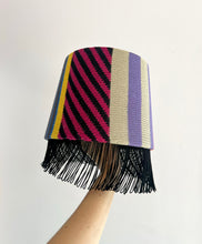 Load image into Gallery viewer, Sample Scrappy Stripes Lampshade 23cm⌇Ready to Ship
