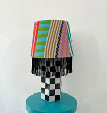 Load image into Gallery viewer, Sample Scrappy Stripes Lampshade 23cm⌇Ready to Ship
