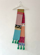 Load image into Gallery viewer, Scrappy Pictures Tassel Scarf⌇Ready to Ship
