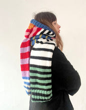 Load image into Gallery viewer, Sample Sale Chunky Scrappy Hooded Scarf ⌇Ready to Ship
