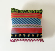 Load image into Gallery viewer, Sample Scrappy Patterns Square Cushion⌇Ready to Ship
