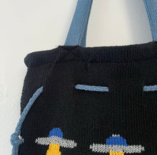 Load image into Gallery viewer, Sample Sale Knitted Spaceship Tote Bag⌇Ready to Ship
