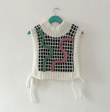 Load image into Gallery viewer, Sample Sale Squiggle Tie Tabard ⌇Ready to Ship

