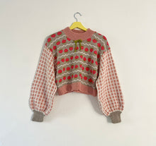 Load image into Gallery viewer, Sample Sale Strawberry Biscuit Jumper ⋮ Crop Size S⌇Ready to Ship

