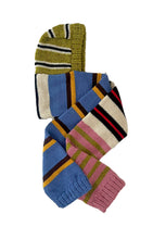Load image into Gallery viewer, Chunky Multi Stripe Hooded Scarf - MTO
