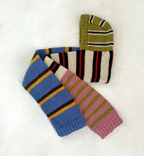 Load image into Gallery viewer, Multi Stripe Chunky Hooded Scarf ⌇Ready to Ship
