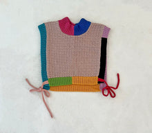 Load image into Gallery viewer, Sample Sale Colourblock Texture Dickie/ Tie Tabard ⌇Ready to Ship
