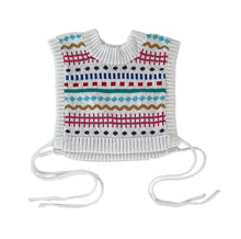 Load image into Gallery viewer, Sample Sale Primary White Shapes Dickie/ Tie Tabard ⌇Ready to Ship
