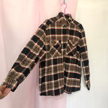 Load image into Gallery viewer, Vintage Size S/M Brown Checked Shirt
