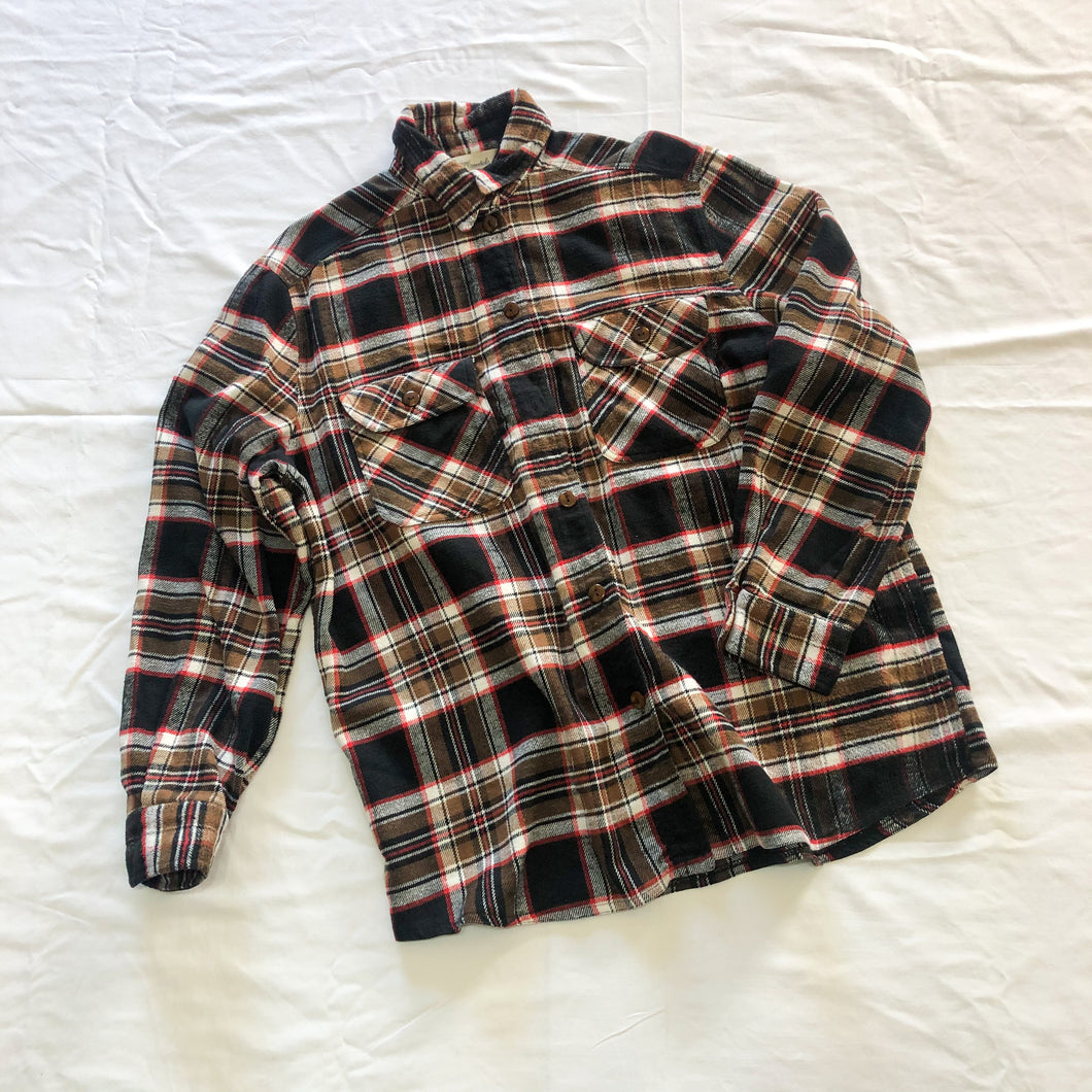Vintage Size S/M Brown Checked Shirt